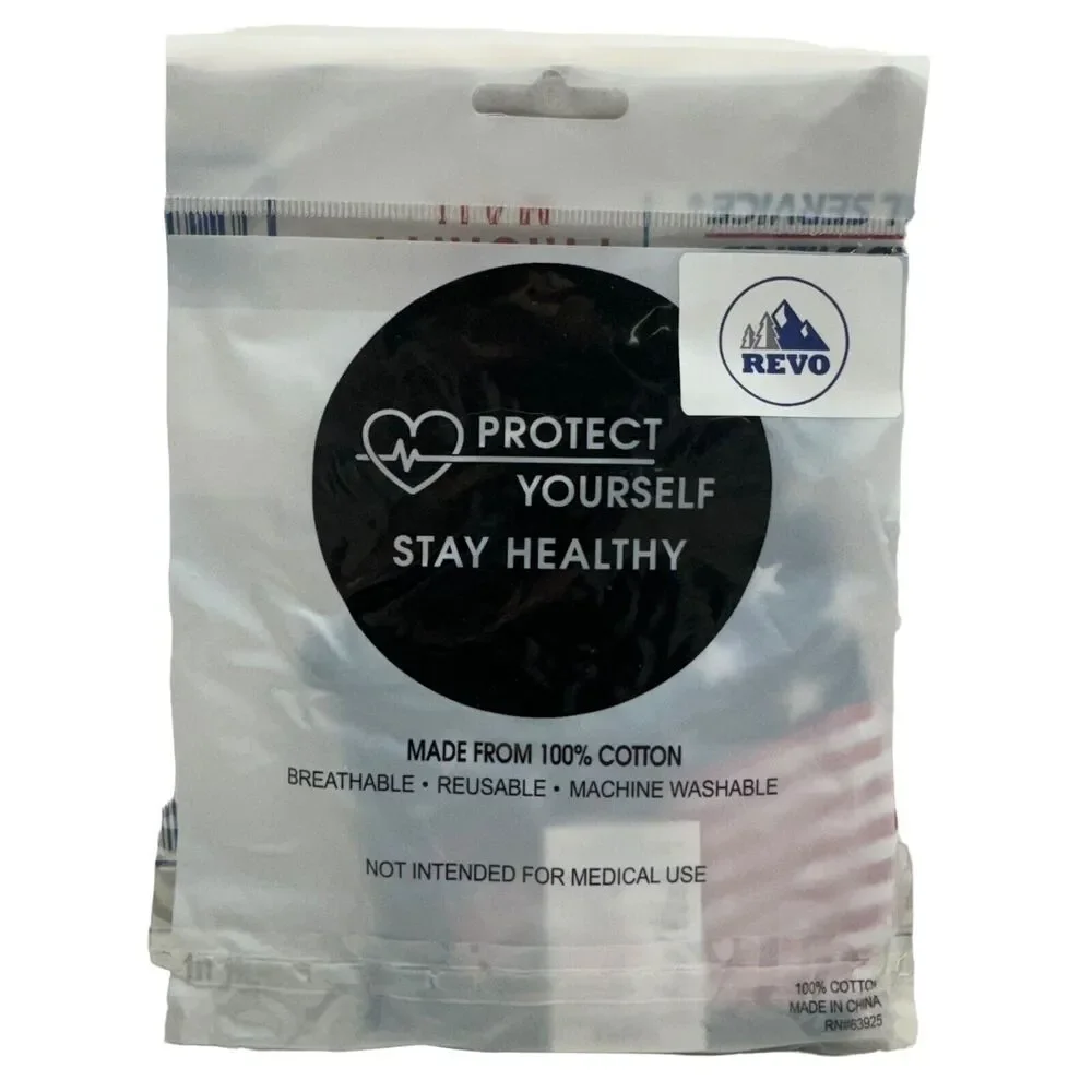 USA FACE MASK RED WHITE BLUE